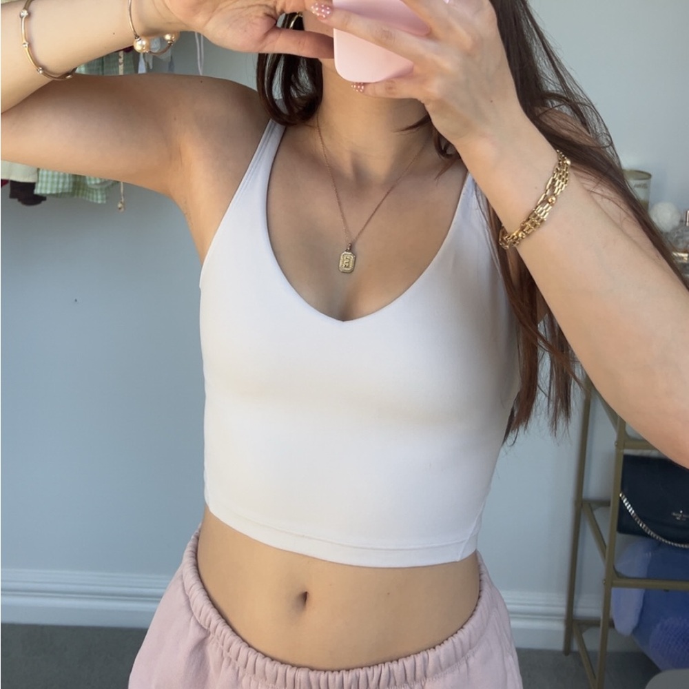 White Lululemon Align Tank